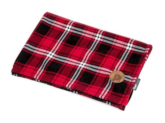 Red Tartan Check Soft Fleece Pet Blanket