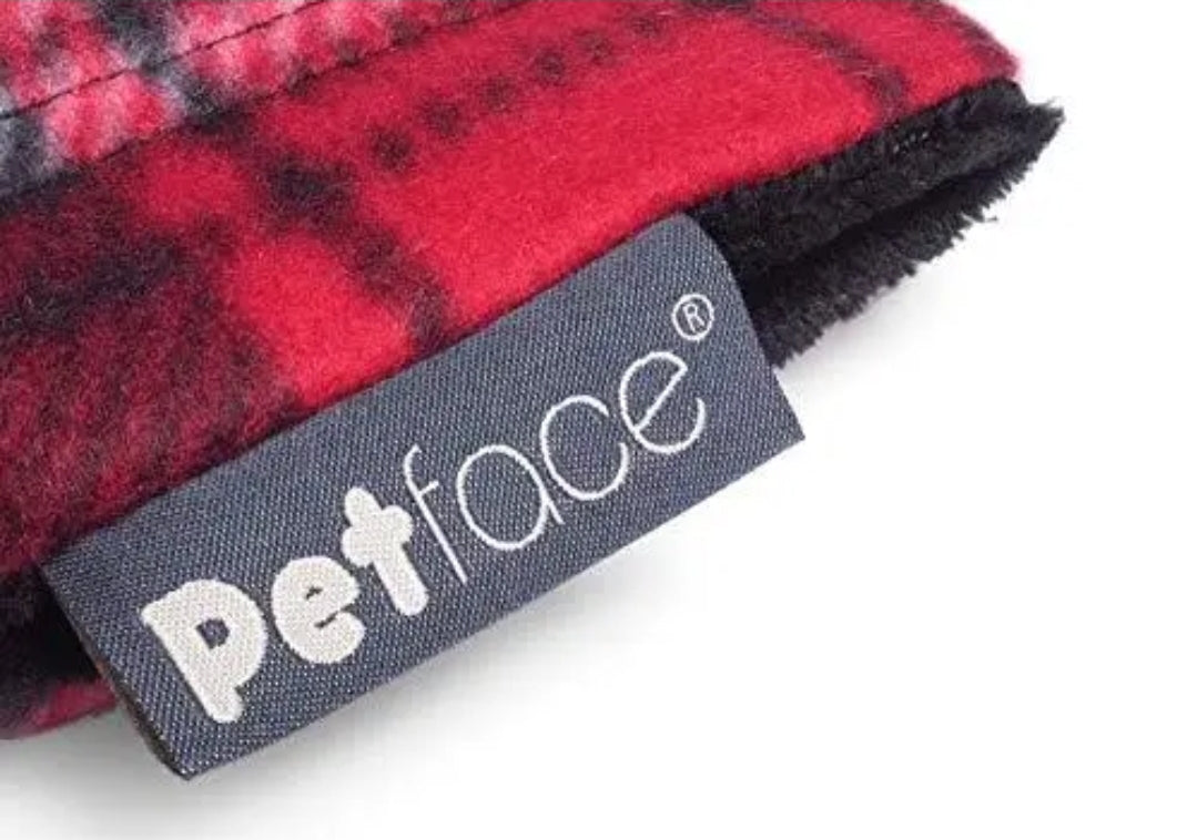 Red Tartan Check Soft Fleece Pet Blanket
