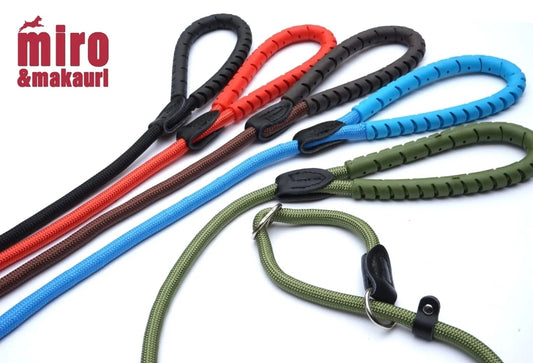 Slip Dog Lead With Rubber Handle