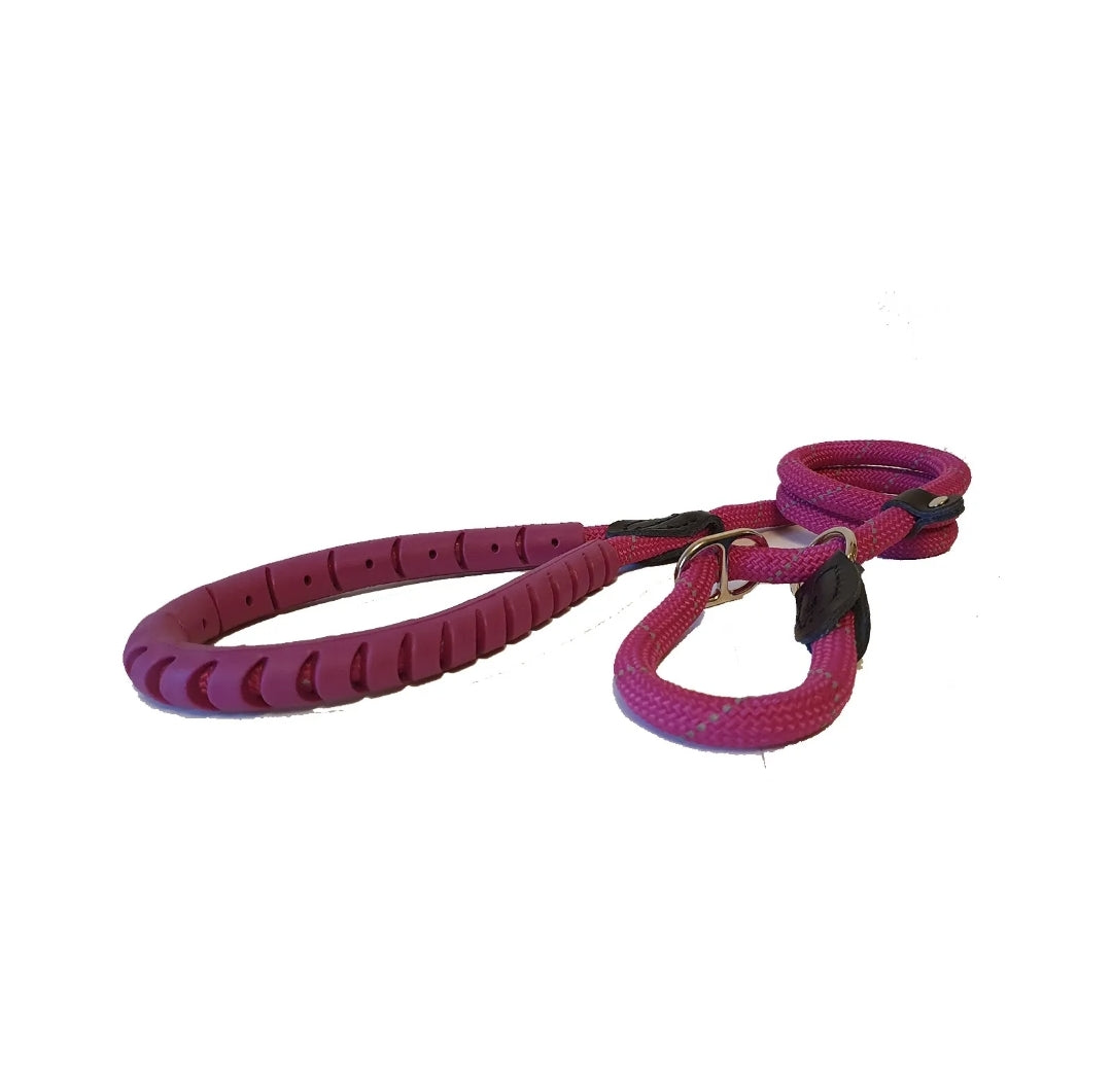 Reflective Dog Slip Lead With Rubber Handle