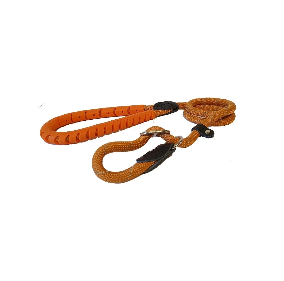 Reflective Dog Slip Lead With Rubber Handle