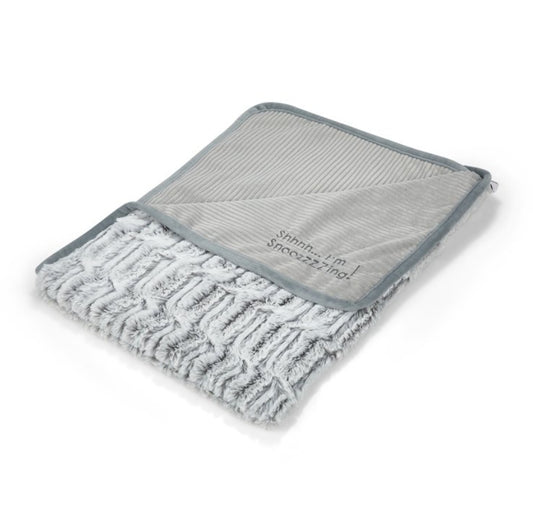 Grey Cord Pet Comforter Blanket