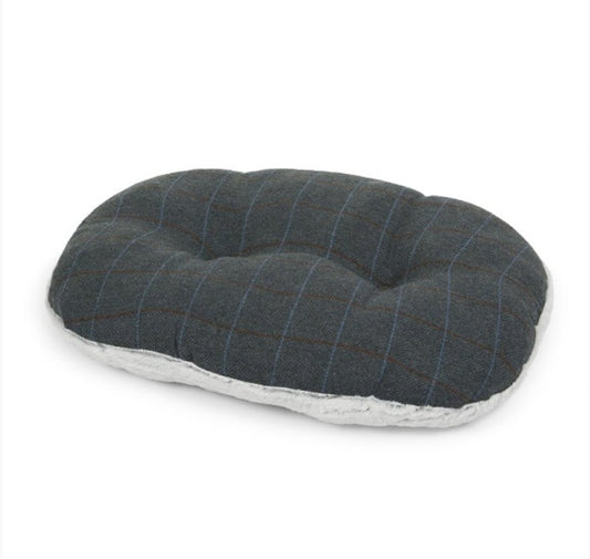 Twilight Tweed Oval Pet Cushion