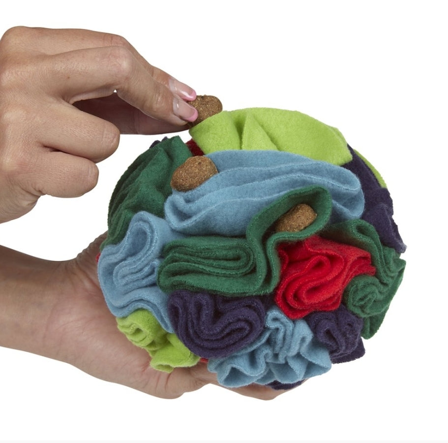 Fabric Snuffle Ball Dog Treat Puzzle Toy