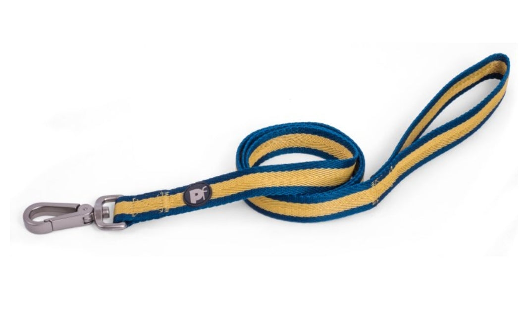 Ochre Strip Dog Lead