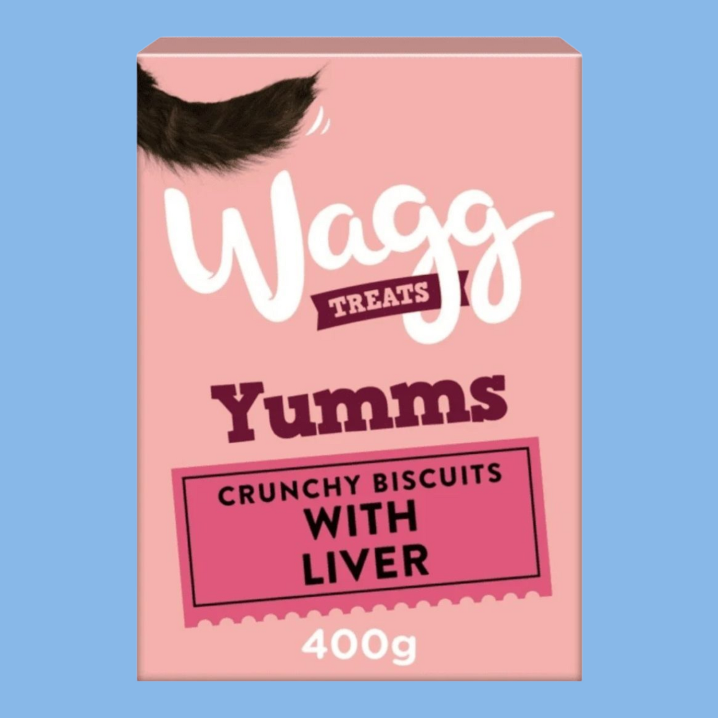Wagg Treats Yumms Crunchy Biscuits With Liver 5 x 400g