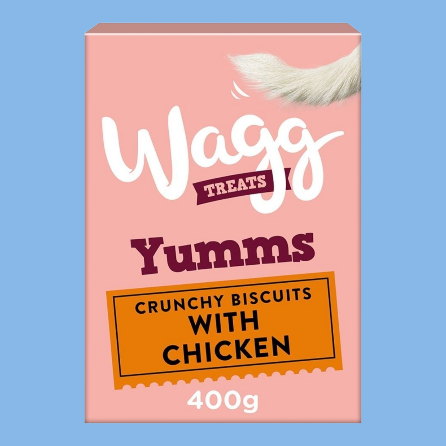 Wagg Treats Yumms Crunchy Biscuits With Chicken 5 x 400g