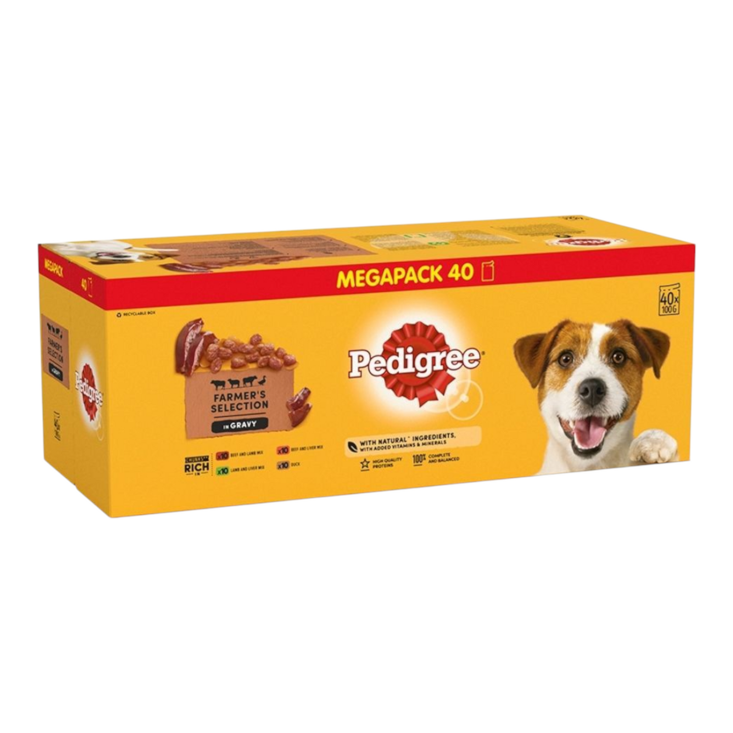 Pedigree Farmers Selection In Gravy 40 x 100g Mega Pack