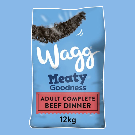 Wagg Meaty Goodness Complete Adult Beef Dry Dog Food 12kg