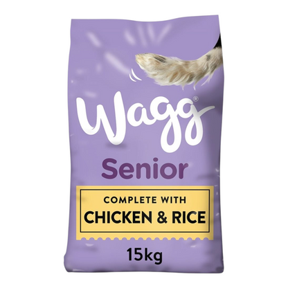 Wagg Complete Chicken & Rice Senior Dry Dog Food