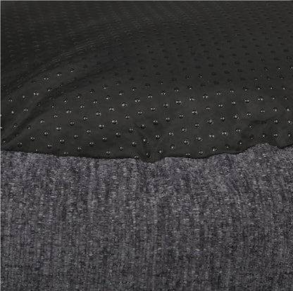 Slate Grey High Oval Pet Bed