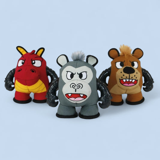 Ancol Jawables Bad Boys Multi Textured Dog Toy