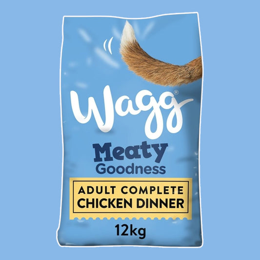 Wagg Meaty Goodness Complete Adult Chicken Dry Dog Food 12kg
