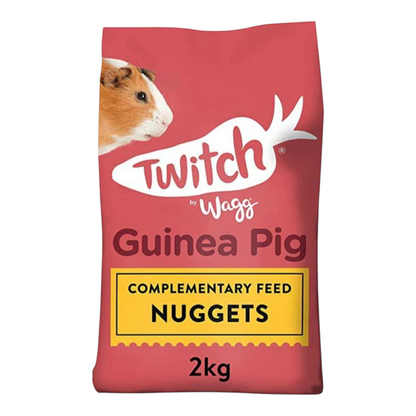Twitch By Wagg Guinea Pig Complementary Feed Nuggets 2kg