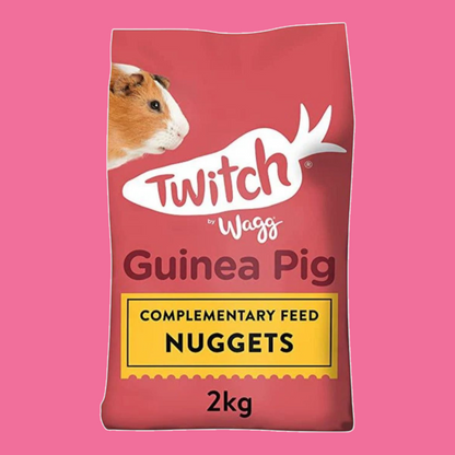 Twitch By Wagg Guinea Pig Complementary Feed Nuggets 2kg