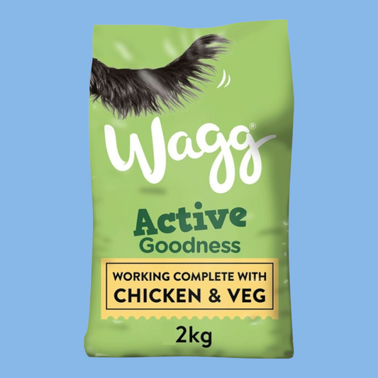 Wagg Active Working Complete Dog Food With Chicken & Veg 2kg