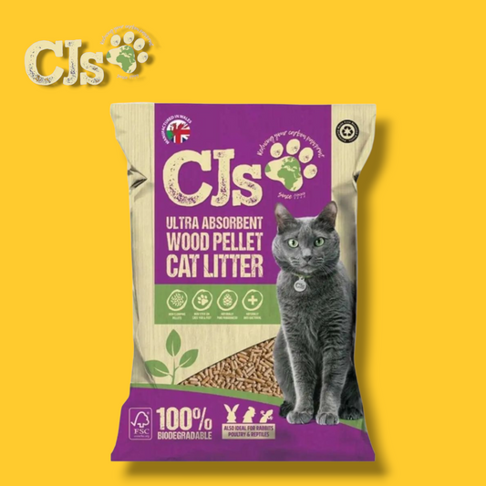 CJ's Ultra Absorbent Wood Cat Pellets